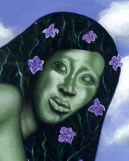 Zoom of the the Lady's Head